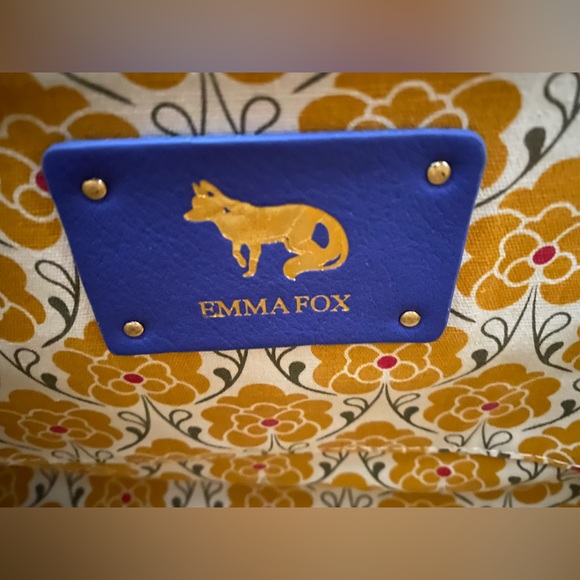 🦊 Emma Fox Electric Blue leather satchel - Picture 5 of 7